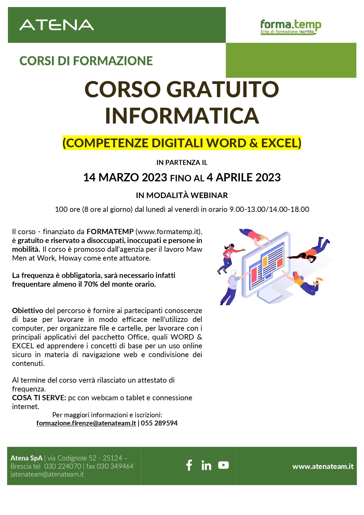Corso Gratuito Informatica - FormaTemp