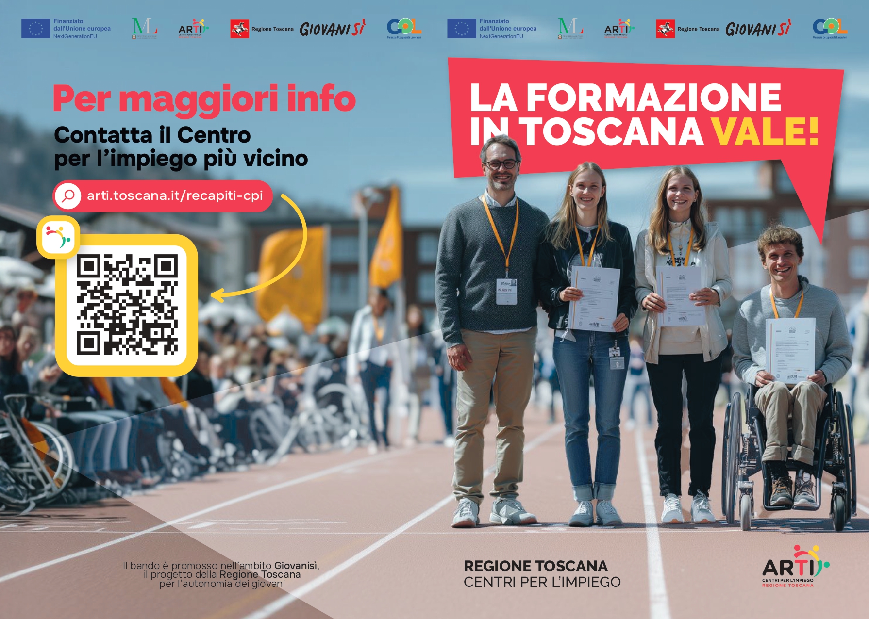 Contatta il centro per l'impiego più vicino 