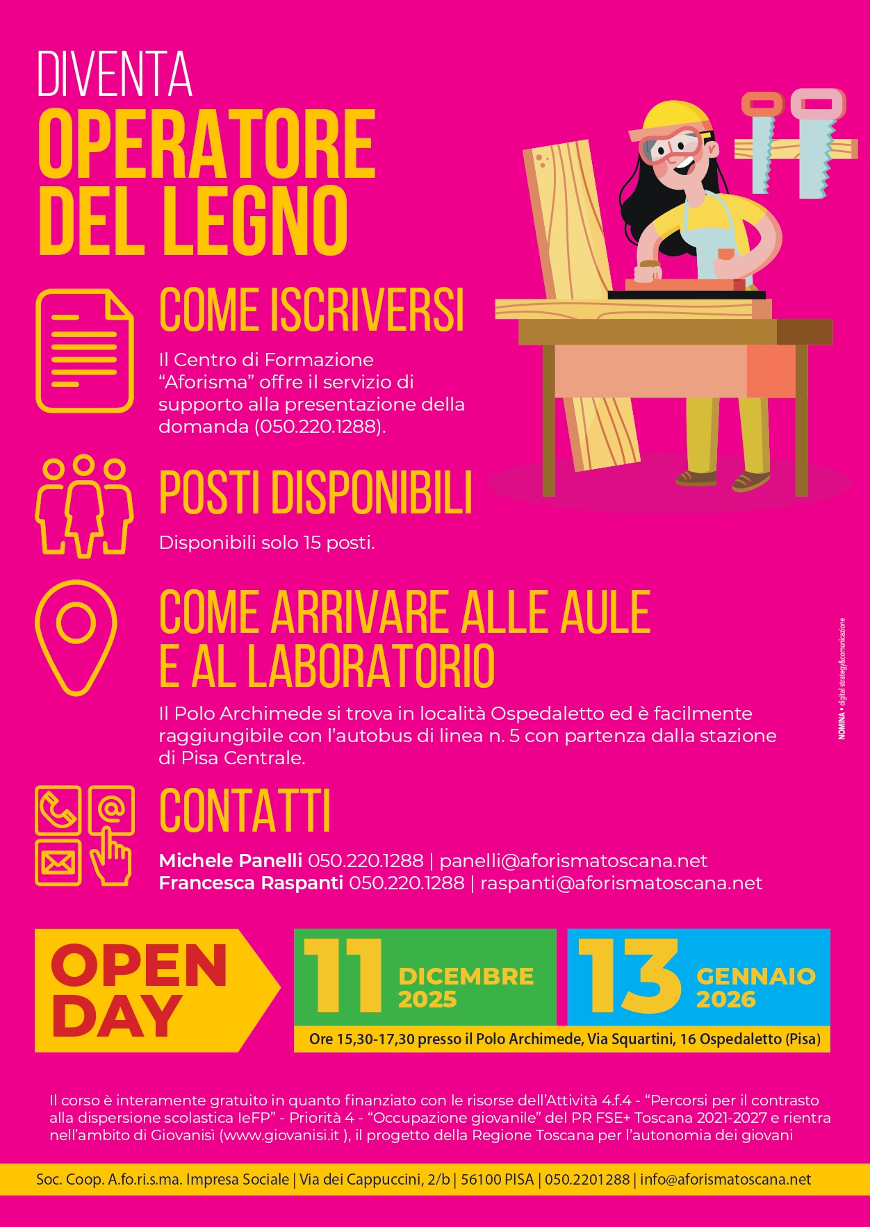 IEFP: Operatore del Legno