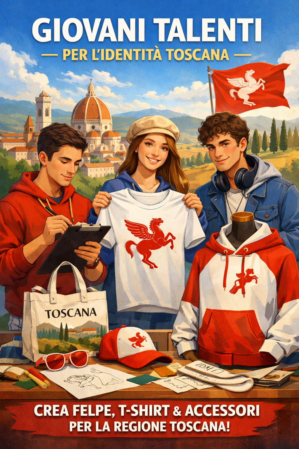 🎨👕 Giovani Talenti per l’Identità Toscana