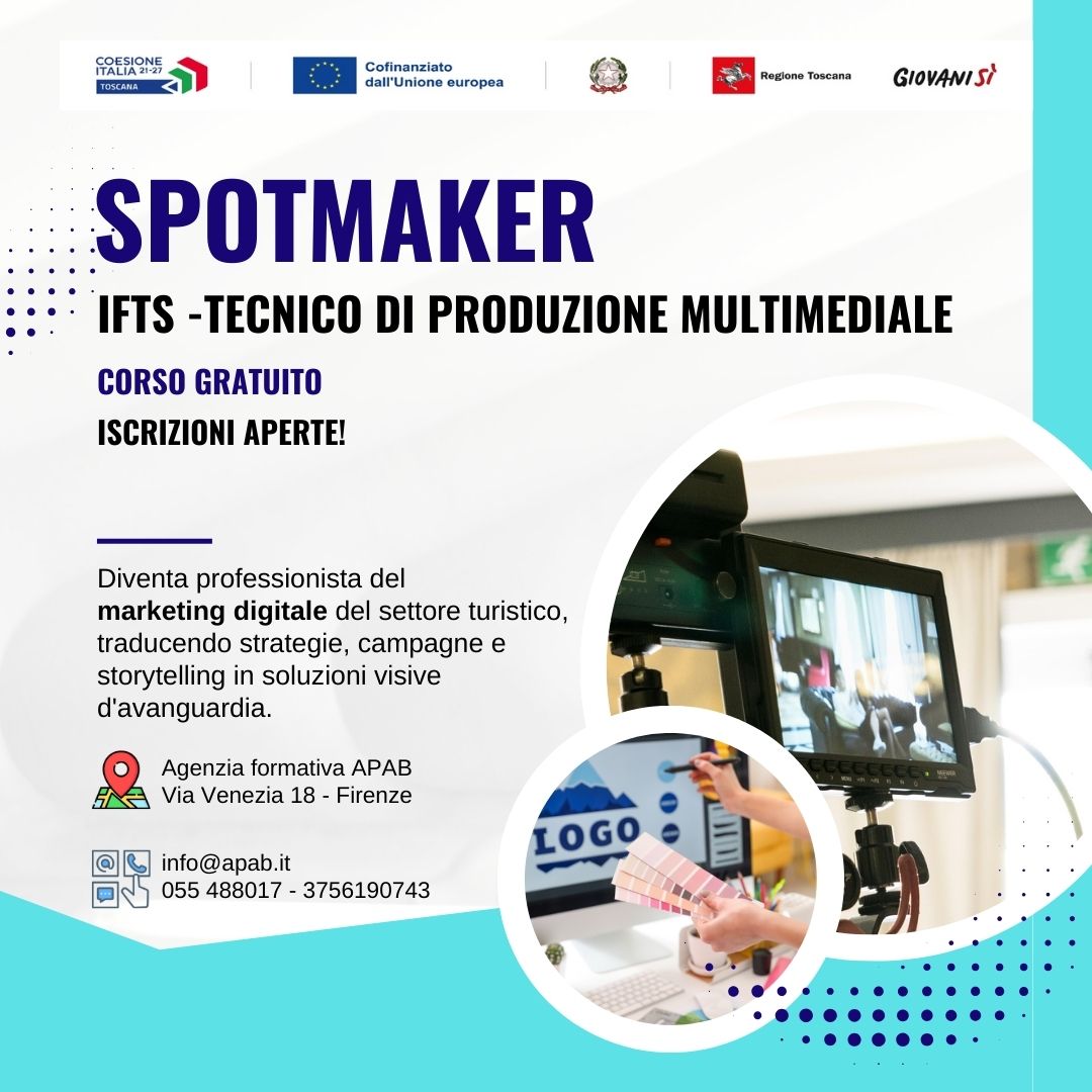 Progetto SPOTMAKER: Corso Gratuito in Tecniche di Produzione Multimediale