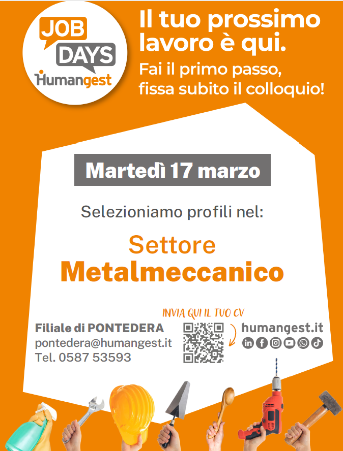 Job days settore metalmeccanico 