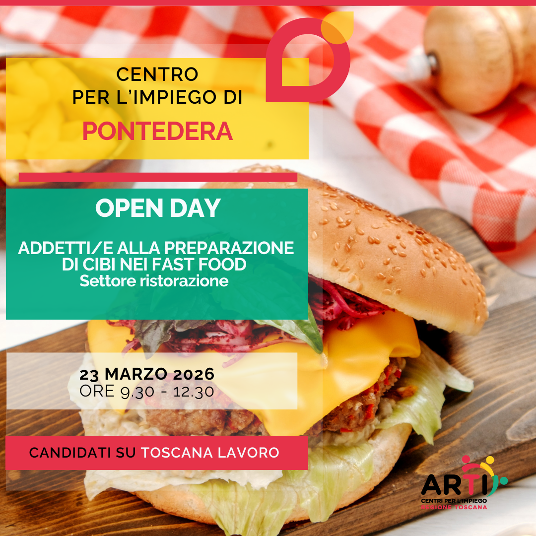 OPEN DAY - Addetti Fast-Food 