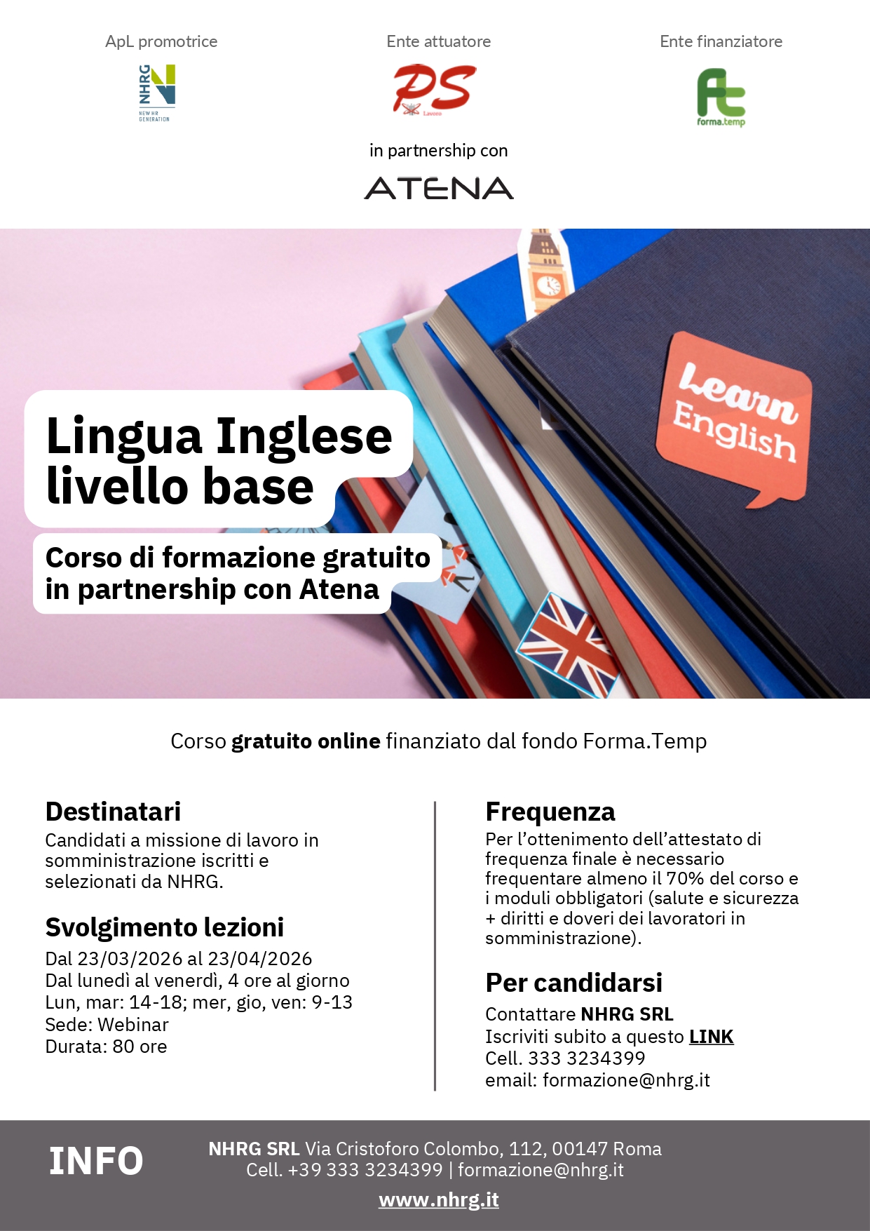 Corso Inglese gratuito 