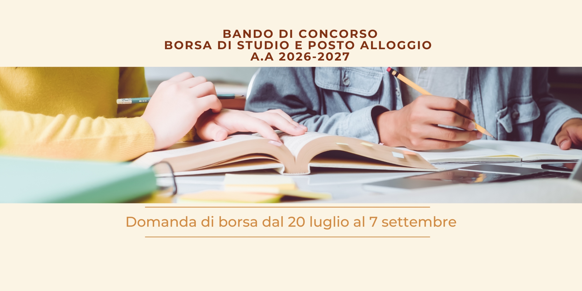 Borsa di studio a.a. 2025-2026
