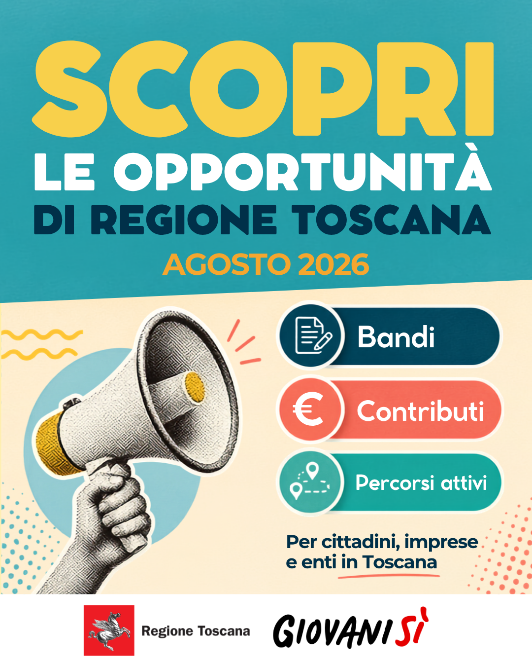 Bandi e opportunità Agosto 2026