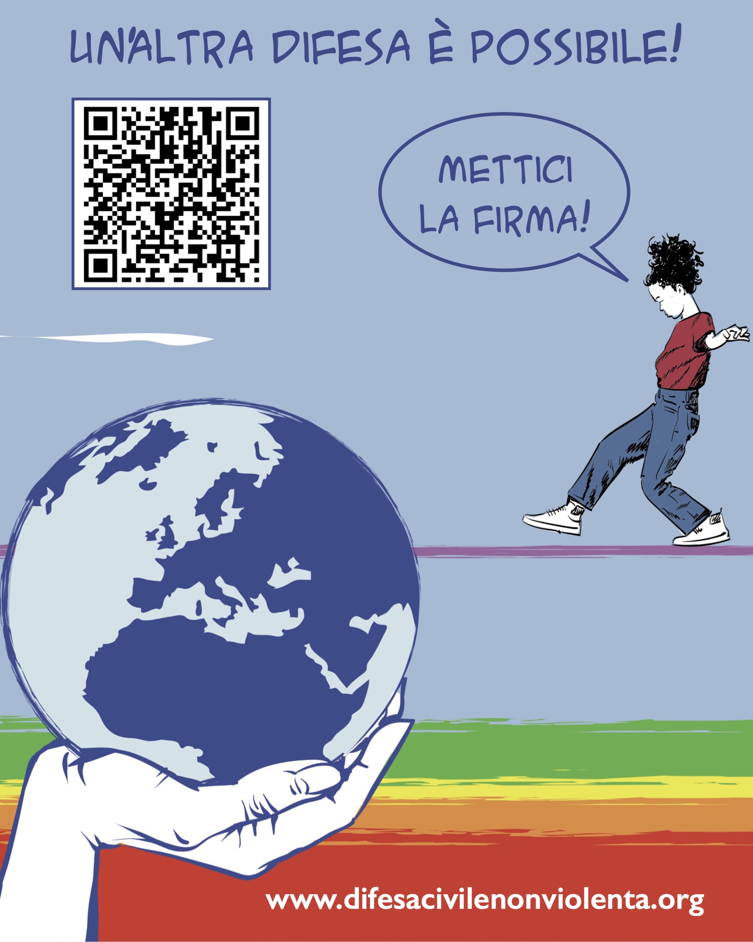 Raccolta firme sulla proposta di legge di iniziativa popolare per l’istituzione del Dipartimento della Difesa Civile non armata e nonviolenta
