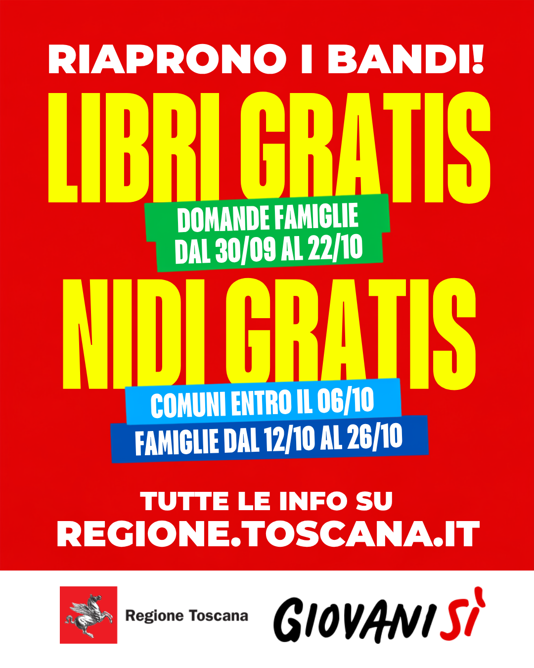 !!! ATTENZIONE !!! Riapertura agevolazioni per famiglie e giovani 