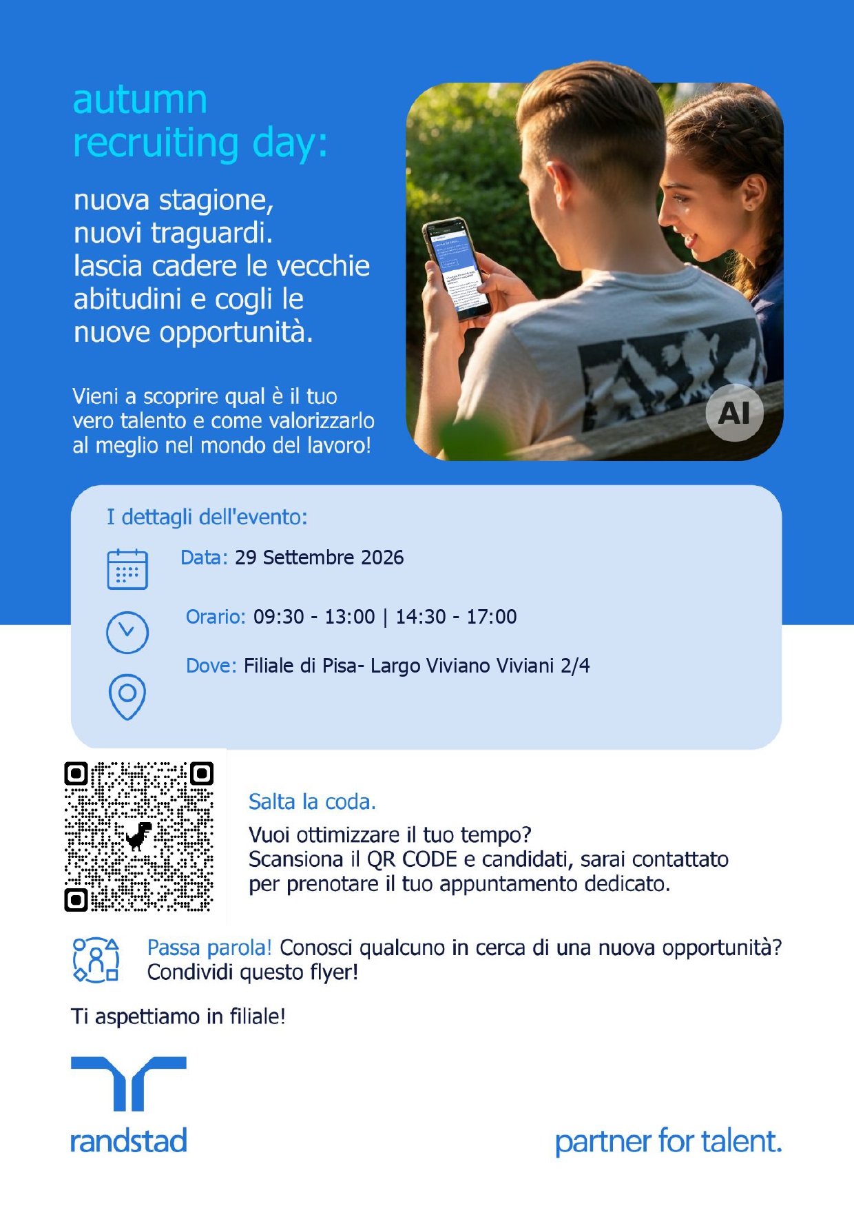 Open Day Randstad Pisa