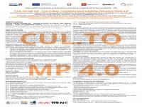 “CUL.TO MP 4.0 – CULTURAL TOURISM MULTIMEDIA PRODUCTION 4.0” sc 23/09