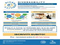 D I V E R S A B I L I T Y - CORSI DI FORMAZIONE GRATUITA ONLINE -  iscrizioni entro il 06/10/2024