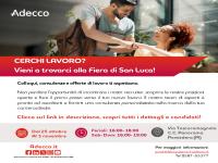 Incontra Adecco alla Fiera di San Luca dal 25/10 al 3/11.