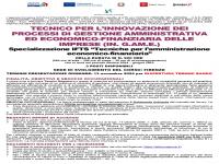 Corso IFTS Tecniche per l'amministrazione economico-finanziaria. Ancora 3 posti disponibili - pag 1 