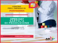 Open Day settore Moda  Centro per l'Impiego di Pontedera.