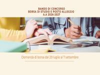Borsa di studio a.a. 2025-2026