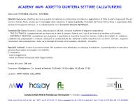 Corso GRATUITO Addetto giunteria Settore Calzaturiero