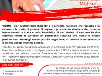 concorso “DiMMi - Diari Multimediali Migranti” sc 31 03 2023